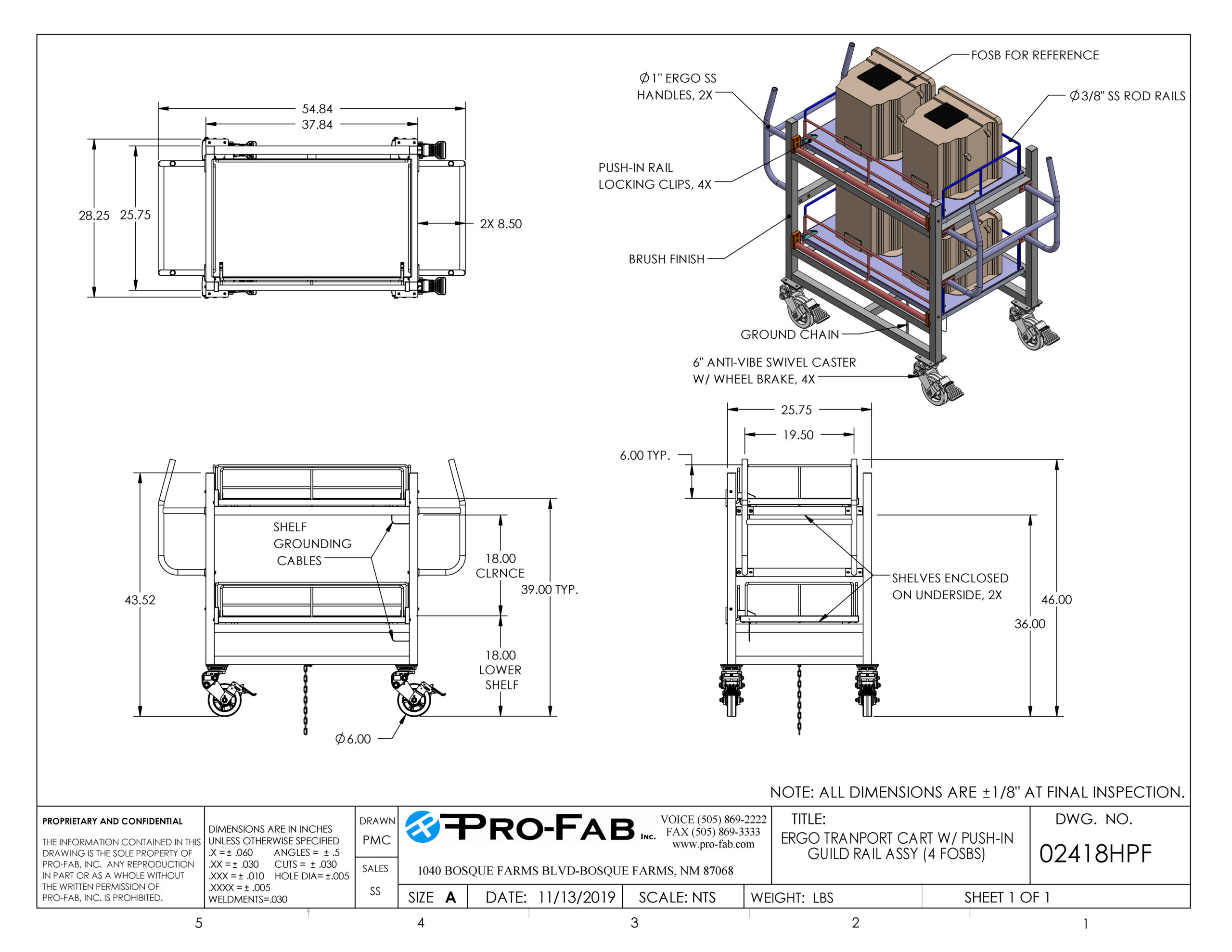 Custom ESD Wafer Cleanroom Transport | 300mm &150mm Carts | Pro Fab