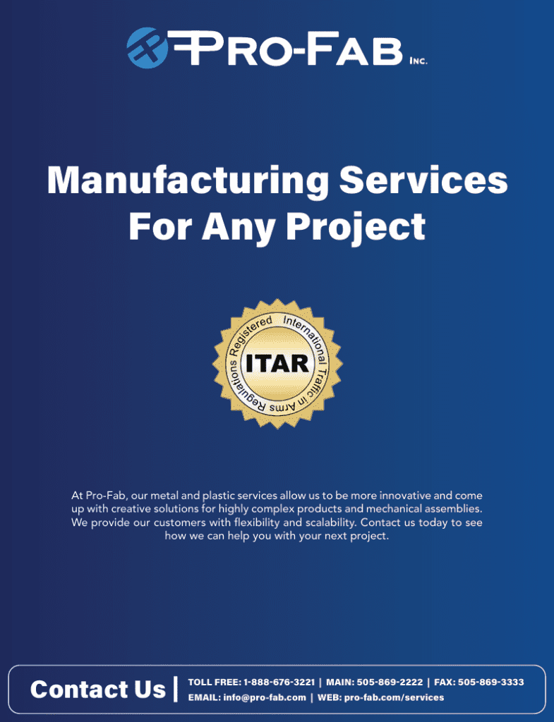 PDF cover image of Pro Fab Inc.'s services